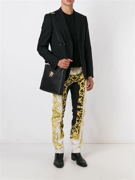 versace messenger bag|versace messenger bag men's.